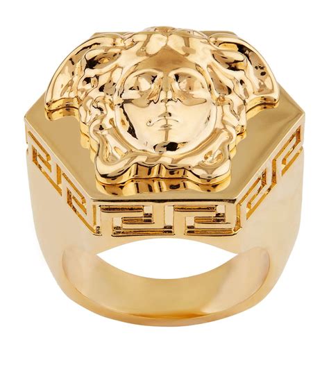 versace men's gold ring|versace men's rings for sale.